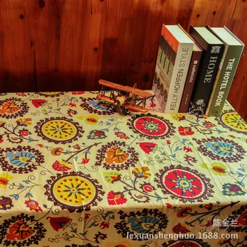 Sunflower Fine Cotton Line Tablecloths Classic Lace Rectangular Print Dining Table Cover for Wedding TV Elegant Table Cloth
Sunflower Fine Cotton Line Tablecloths Classic Lace Rectangular Print Dining Table Cover for Wedding TV Elegant Table Cloth