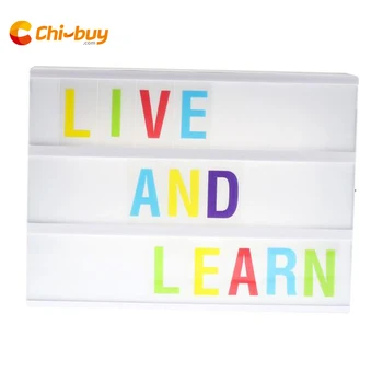 Chi-buy A4 A5 size LED cinema lightbox children DIY message board with letter /numbers AA battery powered portable cinematic box
Chi-buy A4 A5 size LED cinema lightbox children DIY message board with letter /numbers AA battery powered portable cinematic box