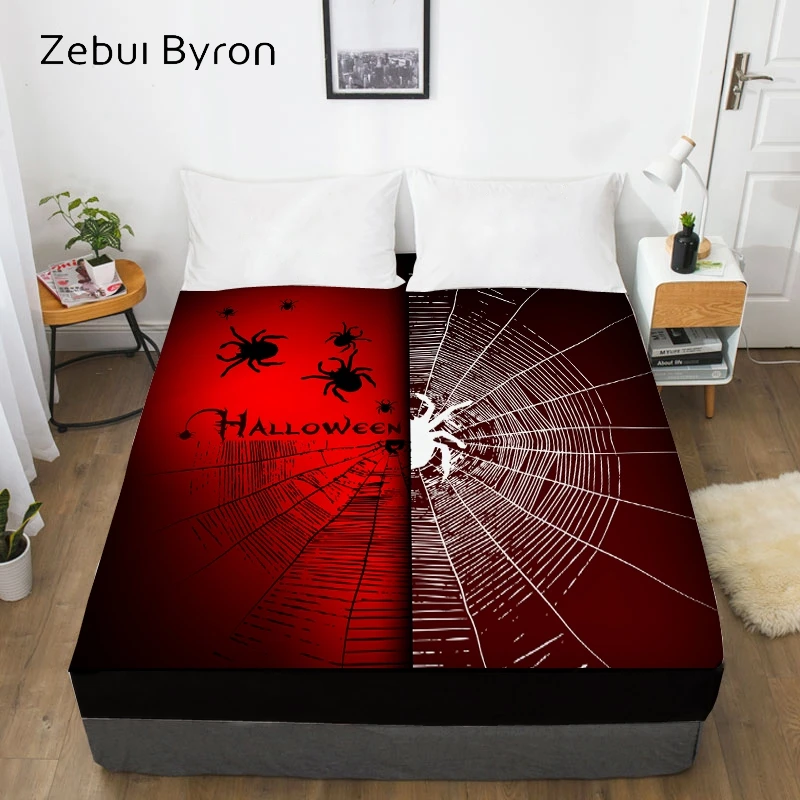 3D HD Bed Sheet With Elastic,Fitted Sheet Custom/Queen/King,Halloween Spider and Web Mattress Cover 150/180/200/160x200
3D HD Bed Sheet With Elastic,Fitted Sheet Custom/Queen/King,Halloween Spider and Web Mattress Cover 150/180/200/160x200