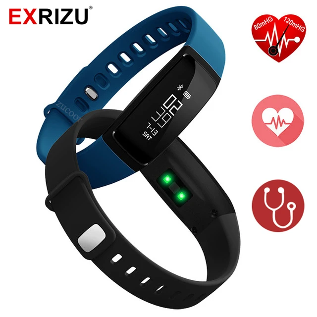 EXRIZU V07 Blood Pressure Meter Heart Rate Monitor Pedometer Smart Wristband Fitness Bracelet Health Smart Band for iOS Android
EXRIZU V07 Blood Pressure Meter Heart Rate Monitor Pedometer Smart Wristband Fitness Bracelet Health Smart Band for iOS Android