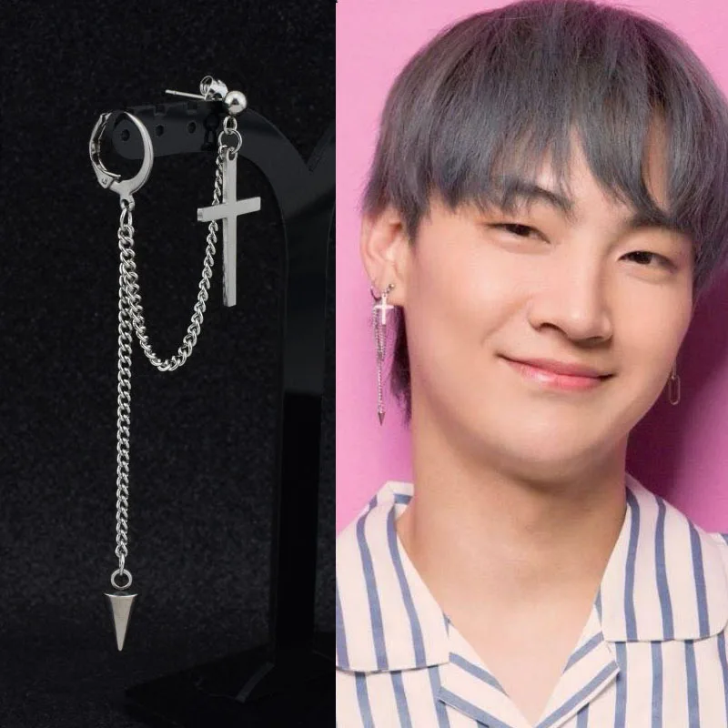 Punk Ear Clip Cuff Earrings Women Cross Tassel Chain Stainless Steel Rock Stud Earring Boys Guys Grunge Accessories Unisex Gift
Punk Ear Clip Cuff Earrings Women Cross Tassel Chain Stainless Steel Rock Stud Earring Boys Guys Grunge Accessories Unisex Gift