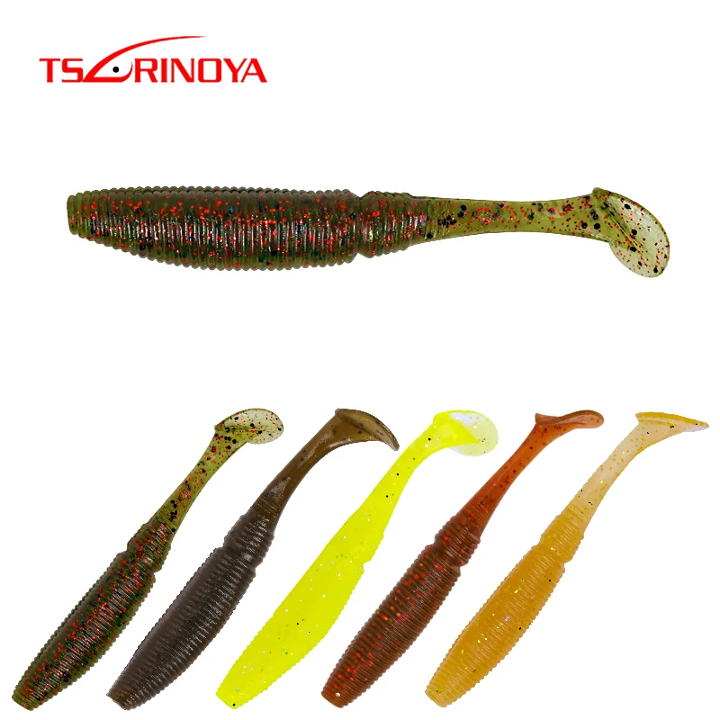 TSURINOYA Soft Fishing Lure GURB BAIT R06 80mm 3.3g With Salt T Tail Artificial Soft Bait Jig Swim Shad Fishing Tackle 18pcs
TSURINOYA Soft Fishing Lure GURB BAIT R06 80mm 3.3g With Salt T Tail Artificial Soft Bait Jig Swim Shad Fishing Tackle 18pcs