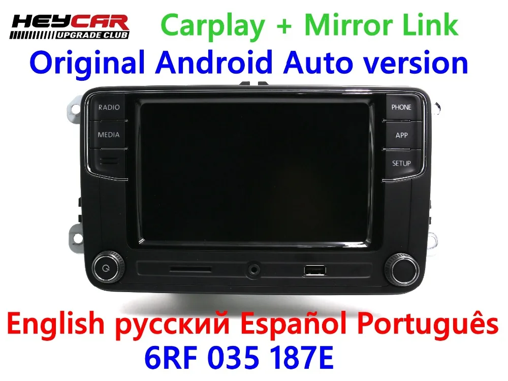 Android Auto CarPlay APP R340G RCD330 RCD330G Plus Car Radio For Golf 5 6 Jetta MK6 CC Tiguan Passat Polo 6RF 035 187E
Android Auto CarPlay APP R340G RCD330 RCD330G Plus Car Radio For Golf 5 6 Jetta MK6 CC Tiguan Passat Polo 6RF 035 187E
