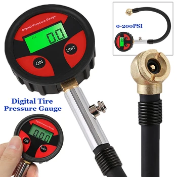 LCD Digital Display Monitor Tyre Inflator Pressure Gauge Motorcycle Car Truck Tire Manometer Valve Tool
LCD Digital Display Monitor Tyre Inflator Pressure Gauge Motorcycle Car Truck Tire Manometer Valve Tool