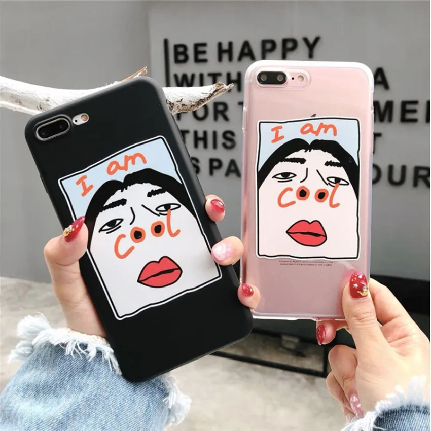 Funny Experssion Phone Cases For iphone 6 6S 7 8 plus For iphone X Case Silicone 5 5s se Back Cover I'm Cool Letter Case Coque
Funny Experssion Phone Cases For iphone 6 6S 7 8 plus For iphone X Case Silicone 5 5s se Back Cover I'm Cool Letter Case Coque