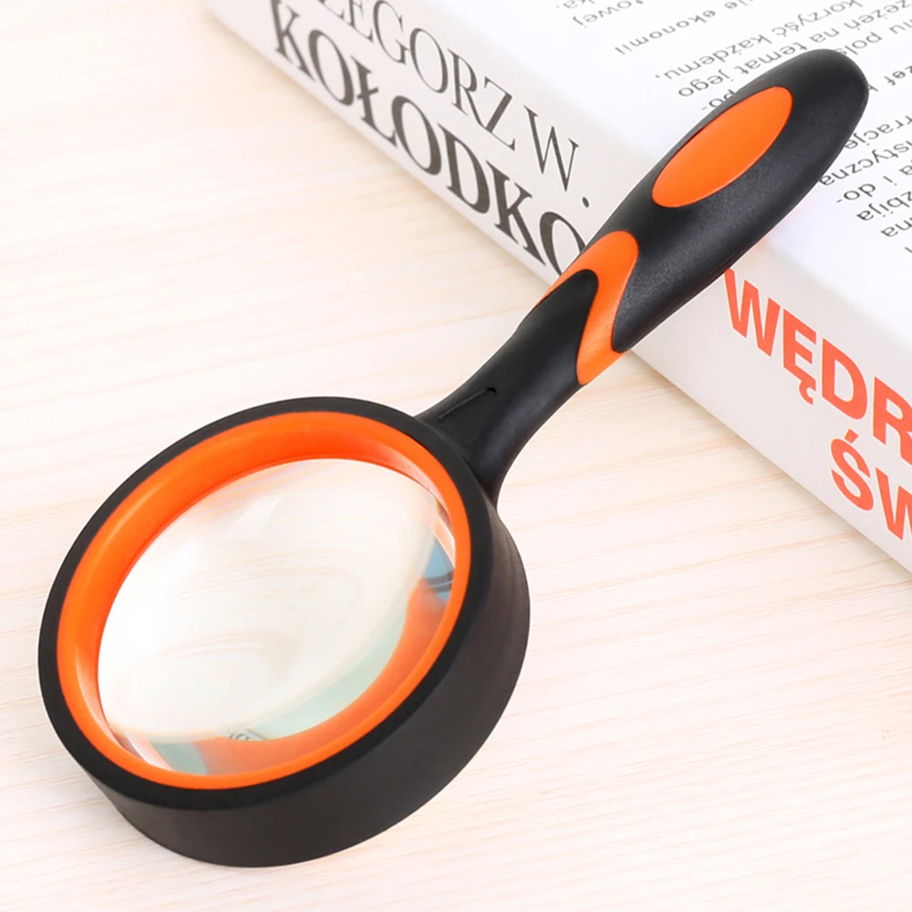 Portable Magnifying Glass Tool 3X/4X/8X/10X Reading Magnifier Handheld Glass Loupe 100mm Magnifying Lens for Book Reading
Portable Magnifying Glass Tool 3X/4X/8X/10X Reading Magnifier Handheld Glass Loupe 100mm Magnifying Lens for Book Reading
