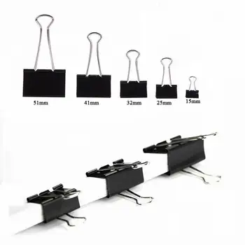 2880 Pcs/lot Black Metal Binder Clips 15mm/19mm Notes Letter Clip Office Supplies Binding Clip
2880 Pcs/lot Black Metal Binder Clips 15mm/19mm Notes Letter Clip Office Supplies Binding Clip