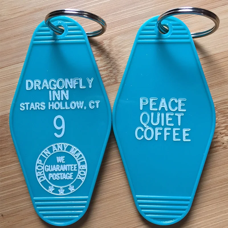 Dragonfly inn keytag Hotel Room Key Ring - Keychain Luke's Diner,Gilmore Girls Decor
Dragonfly inn keytag Hotel Room Key Ring - Keychain Luke's Diner,Gilmore Girls Decor