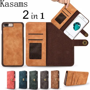 For Apple iPhone 8 Plus Retro Detachable 2 in 1 Magnetic Detachable Phone Case For iPhone 8 iPhone8 PU Leather Flip Cover Funda
For Apple iPhone 8 Plus Retro Detachable 2 in 1 Magnetic Detachable Phone Case For iPhone 8 iPhone8 PU Leather Flip Cover Funda