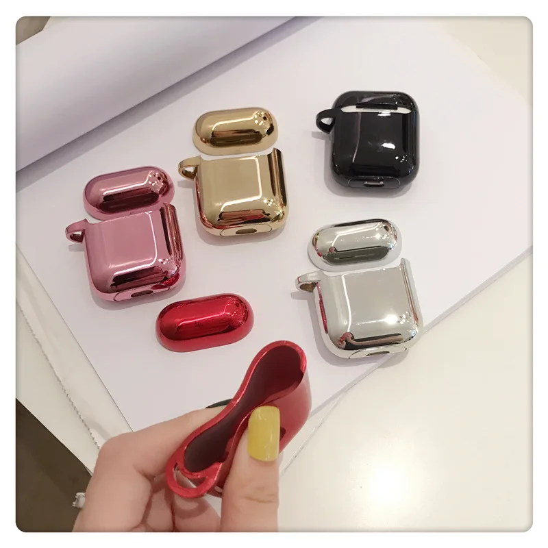 1PCS electroplated Protective Cover For Apple Airpods 1:1 Bluetooth Earphone Charge Box Protective Cases Skin Accessories
1PCS electroplated Protective Cover For Apple Airpods 1:1 Bluetooth Earphone Charge Box Protective Cases Skin Accessories