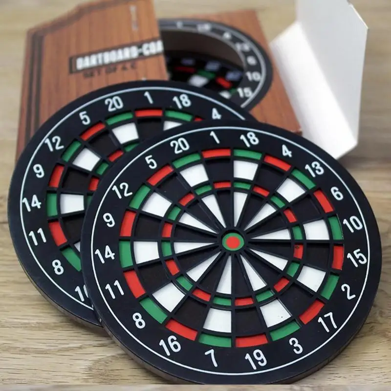4pcs/set Bottle Cup Mini Table Mat Creative Kitchen Bar Utensils Dart Board Style Coaster Mini Dart Drink Beer Beverage Placemat
4pcs/set Bottle Cup Mini Table Mat Creative Kitchen Bar Utensils Dart Board Style Coaster Mini Dart Drink Beer Beverage Placemat
