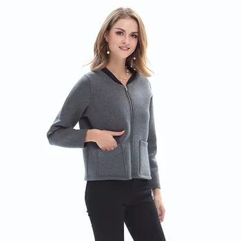Spring Autumn Women Jackets Fashion Basic Bomber Jacket Solid Color Long Sleeve Zipper Coat Casual Stand Collar Fit Outerwear
Spring Autumn Women Jackets Fashion Basic Bomber Jacket Solid Color Long Sleeve Zipper Coat Casual Stand Collar Fit Outerwear