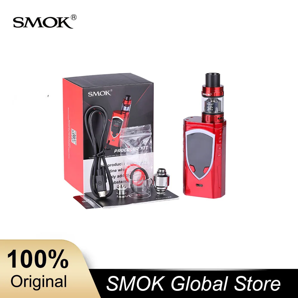 

Vaporizer SMOK ProColor Kit Electronic Cigarette Pro Color 5ml 2ml TFV8 Big Baby Tank V8 Baby Coil Vape Pro-color VS Alien Al85