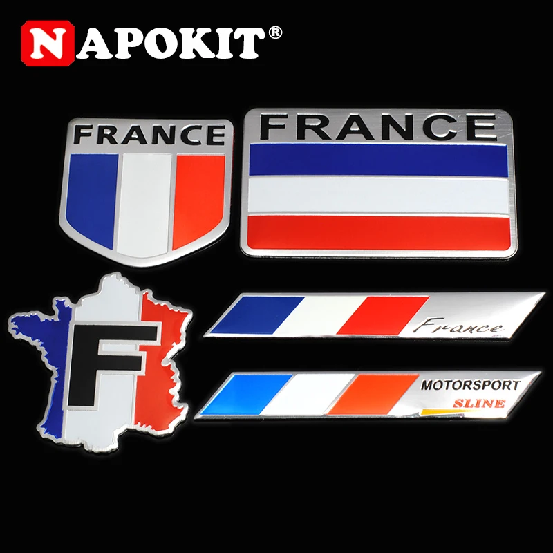 5pcs/lot Different Styles Aluminum French Flag France Map Armband Modified Car Signs Car MOTORSPORT Logo Emblem Body Stickers
5pcs/lot Different Styles Aluminum French Flag France Map Armband Modified Car Signs Car MOTORSPORT Logo Emblem Body Stickers