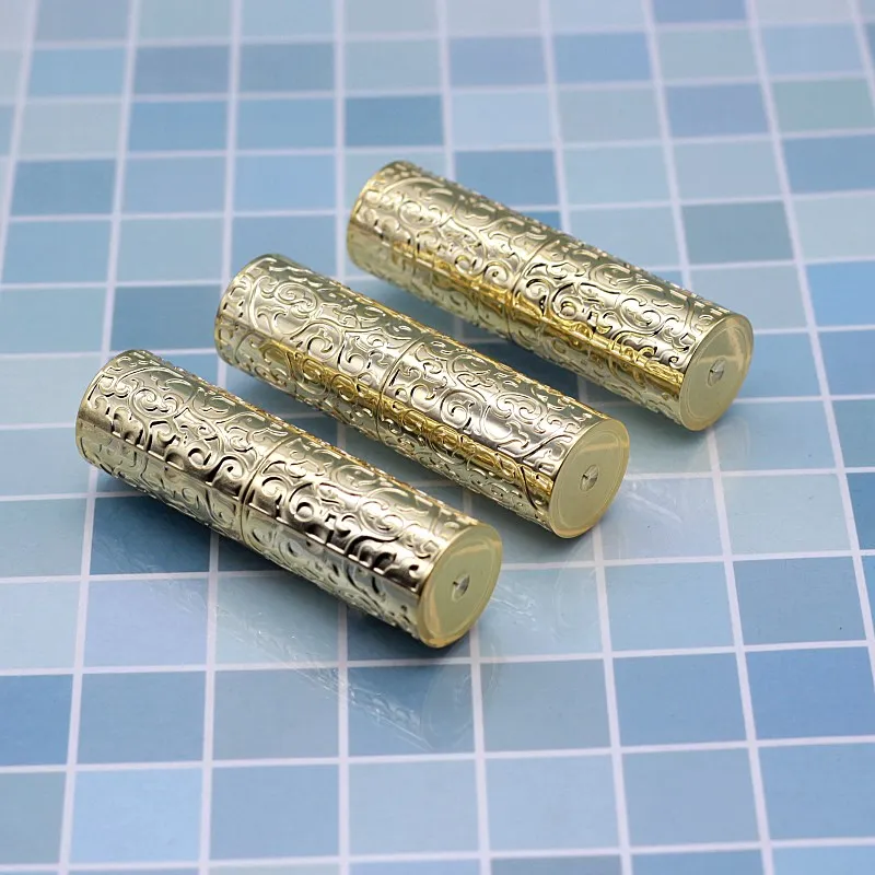 Empty Lipstick Tube 12.1 Gold Carved Lip Balm Tube Cosmetic Container Patterned Lipbalm Tube Empty Gold Lipstick Packaging 50pcs
Empty Lipstick Tube 12.1 Gold Carved Lip Balm Tube Cosmetic Container Patterned Lipbalm Tube Empty Gold Lipstick Packaging 50pcs