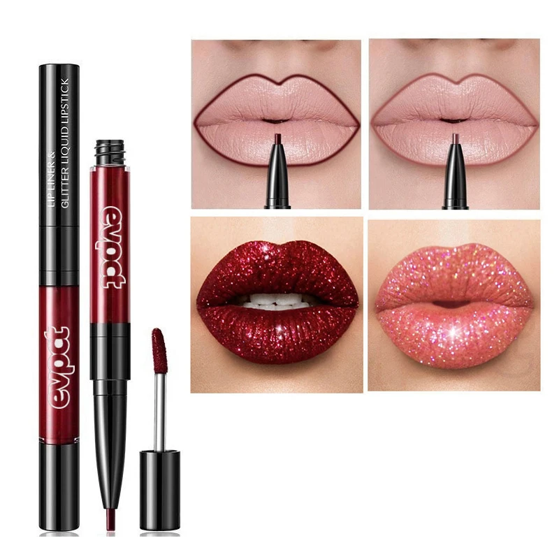 Hot 2019 Double Head Glitter Lip Gloss Tint Makeup Lipgloss Sexy Women Shining Lips Tattoo Liquid Lipstick Lip Liner Pen Makeup
Hot 2019 Double Head Glitter Lip Gloss Tint Makeup Lipgloss Sexy Women Shining Lips Tattoo Liquid Lipstick Lip Liner Pen Makeup