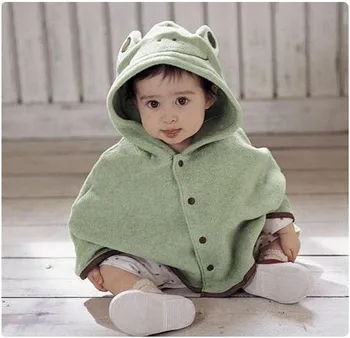 super cute cartoon amy green frog style creative baby cloak with a hood cloak outerwear gift 1pc
super cute cartoon amy green frog style creative baby cloak with a hood cloak outerwear gift 1pc