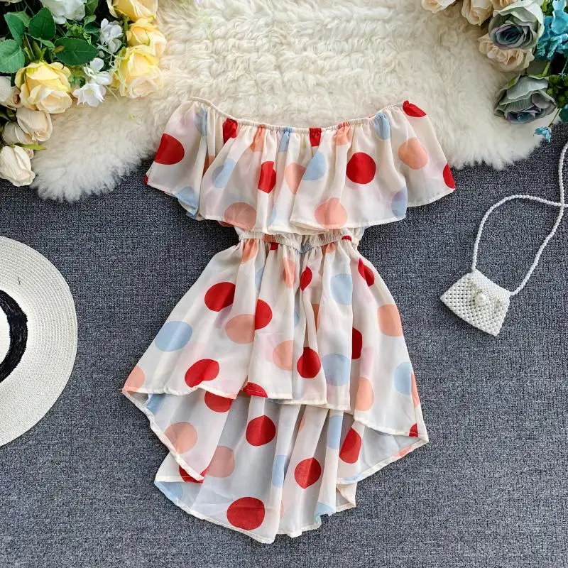 Neploe Fruit Printing Chiffon Blouse Ruffles Irregular Top Clothes Stretch Waist Slim Hirt 2019 Summer Holiday Blusas 53202
Neploe Fruit Printing Chiffon Blouse Ruffles Irregular Top Clothes Stretch Waist Slim Hirt 2019 Summer Holiday Blusas 53202