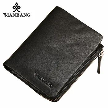 ManBang 2017 Autumn New Arrival Genuine Leather Men's Wallet For Men Small Zipper Organizer Wallets Cash Carteira For Rfid
ManBang 2017 Autumn New Arrival Genuine Leather Men's Wallet For Men Small Zipper Organizer Wallets Cash Carteira For Rfid