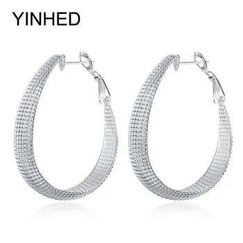YINHED Unique Frosted Big Earrings for Women 100% 925 Sterling Silver Drop Earring Party Jewelry Gift ZE059 
YINHED Unique Frosted Big Earrings for Women 100% 925 Sterling Silver Drop Earring Party Jewelry Gift ZE059