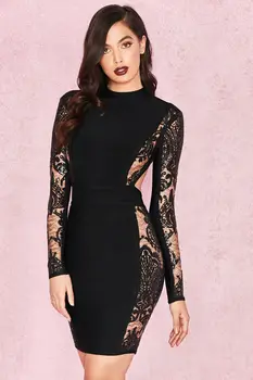 Newest High Quality Elegent Long Lace Sleeve Backless Bodycon Rayon Bandage Dress Fashion Party Dress
Newest High Quality Elegent Long Lace Sleeve Backless Bodycon Rayon Bandage Dress Fashion Party Dress