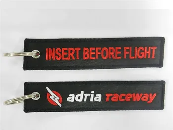 Insert Before Flight Adria Taceway Custom Embroidered Fabric Keychain With Logo
Insert Before Flight Adria Taceway Custom Embroidered Fabric Keychain With Logo