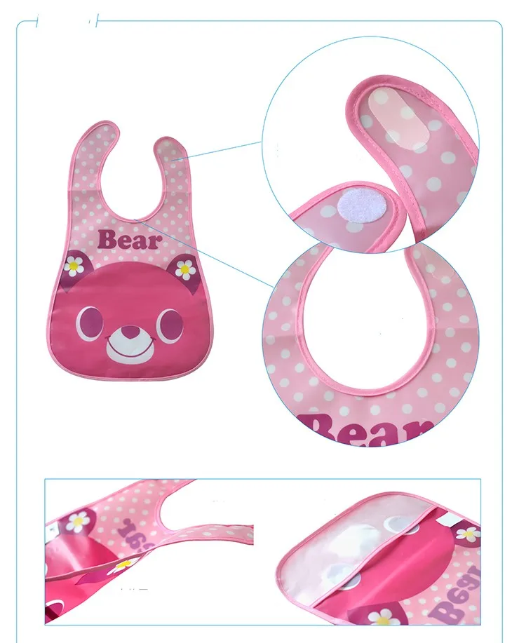 Baby Bibs Waterproof 3 Pieceslot Lunch Bibs Infant Burp Cloths 2016 Brand Clothing Towel Kids Clothing Accessories (1)