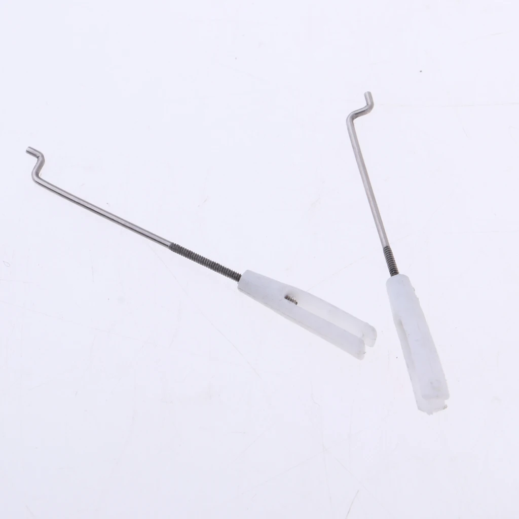 MagiDeal 4pcs Metal Z-Type Steel Wire Pull Rod for Wltoys XK A430 RC Plane Wing and Servo