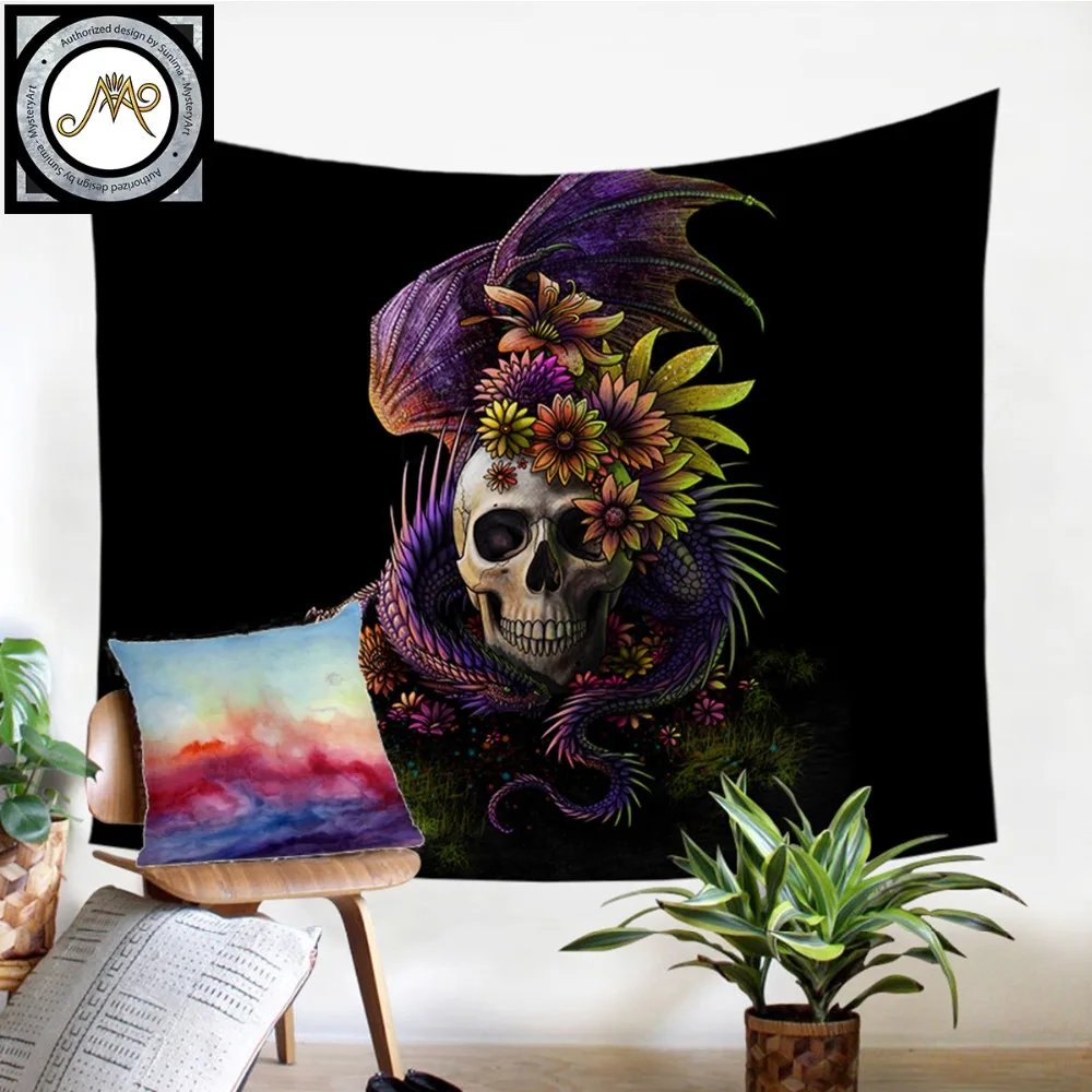 Flowery Skull by SunimaArt Tapestry Purple Flower Wall Hanging Floral Sheets Decorative Tapestry Mystery Art Beach Mat 130x150cm
Flowery Skull by SunimaArt Tapestry Purple Flower Wall Hanging Floral Sheets Decorative Tapestry Mystery Art Beach Mat 130x150cm