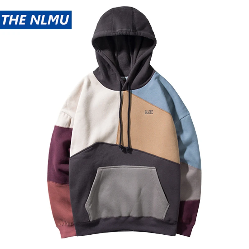 Color Block Patchwork Fleece Hoodies Mens 2018 Winter Hip Hop Fashion Pullover Hooded Sweatshirts Men Hoodie Streetwear WS796
Color Block Patchwork Fleece Hoodies Mens 2018 Winter Hip Hop Fashion Pullover Hooded Sweatshirts Men Hoodie Streetwear WS796