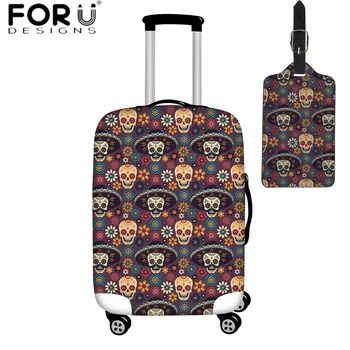 FORUDESIGNS Sugar Skull Mexican Print Suitcase Protective Cover Women's Spandex Luggage Cover Dust Rain Cover Travel Accessories
FORUDESIGNS Sugar Skull Mexican Print Suitcase Protective Cover Women's Spandex Luggage Cover Dust Rain Cover Travel Accessories