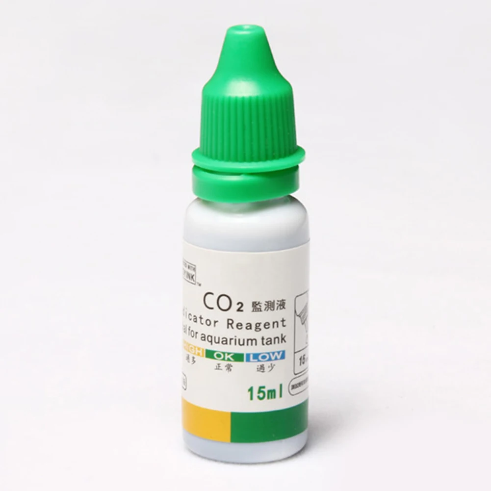 15ml Drop Bottled Portable Fish Tank Liquid Test CO2 Indicator Solution Living Condition Lightweight Aquarium Monitoring
15ml Drop Bottled Portable Fish Tank Liquid Test CO2 Indicator Solution Living Condition Lightweight Aquarium Monitoring