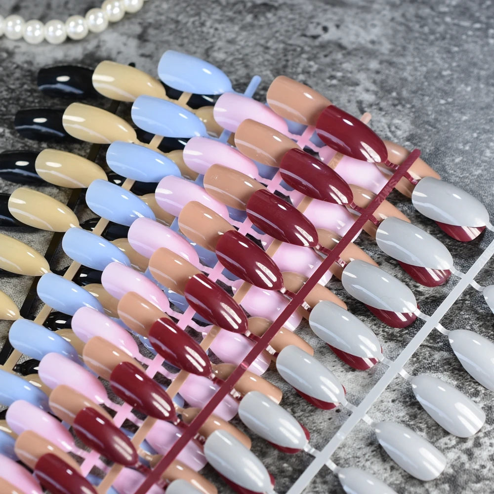 Shiny Sharp Candy Acrylic Nails 7 Kits Medium Full Cover Stiletto Nail Art Tips Easy DIY Fake Lady Nail for Decoration Manicure
Shiny Sharp Candy Acrylic Nails 7 Kits Medium Full Cover Stiletto Nail Art Tips Easy DIY Fake Lady Nail for Decoration Manicure