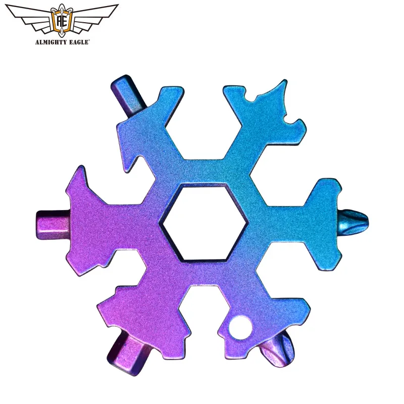 19 in 1 Multi-tool Mini Snowflake tool Combination portable tools Bicycle Skate Outdoor Camping Hiking equipment
19 in 1 Multi-tool Mini Snowflake tool Combination portable tools Bicycle Skate Outdoor Camping Hiking equipment