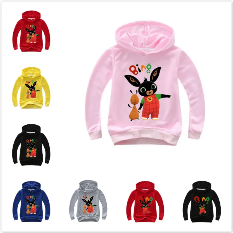 New Autumn Kids Bing Bunny Cartoon Print Baby Boys Hoodies Coats Girls Rabbit Long Sleeve T-Shirts Sweatshirts Children Costumes
New Autumn Kids Bing Bunny Cartoon Print Baby Boys Hoodies Coats Girls Rabbit Long Sleeve T-Shirts Sweatshirts Children Costumes