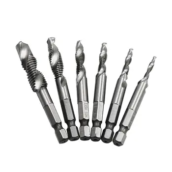 Hex Shank Twist Drill Bits Hand Tap HSS Screw Thread Plug Drilal Bits M3-M10 Woodworking Hole Saw Cutter Drilling Tools
Hex Shank Twist Drill Bits Hand Tap HSS Screw Thread Plug Drilal Bits M3-M10 Woodworking Hole Saw Cutter Drilling Tools