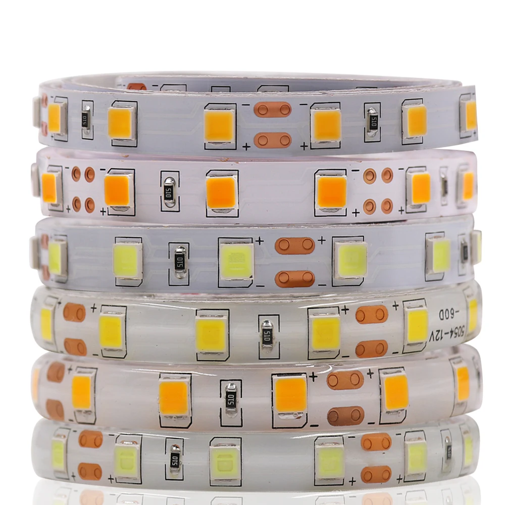 5M DC12V 60Leds/m SMD 5054 Led Strip Light IP21 IP65 Colorful Flexible LED Rope Lights Strips Lamp For Home Lighting Decoration
5M DC12V 60Leds/m SMD 5054 Led Strip Light IP21 IP65 Colorful Flexible LED Rope Lights Strips Lamp For Home Lighting Decoration