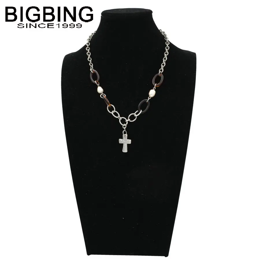 T012 BIGBING fashion jewelry retro silver cross pendant Necklace wholesale jewelry high quality nickel free
T012 BIGBING fashion jewelry retro silver cross pendant Necklace wholesale jewelry high quality nickel free