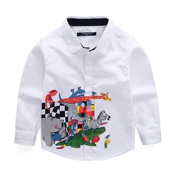 Baby Boys Shirts for British Children Cartoon White Long Sleeve School Blouses Kids Spring England Clothes Turn-down Collar
Baby Boys Shirts for British Children Cartoon White Long Sleeve School Blouses Kids Spring England Clothes Turn-down Collar