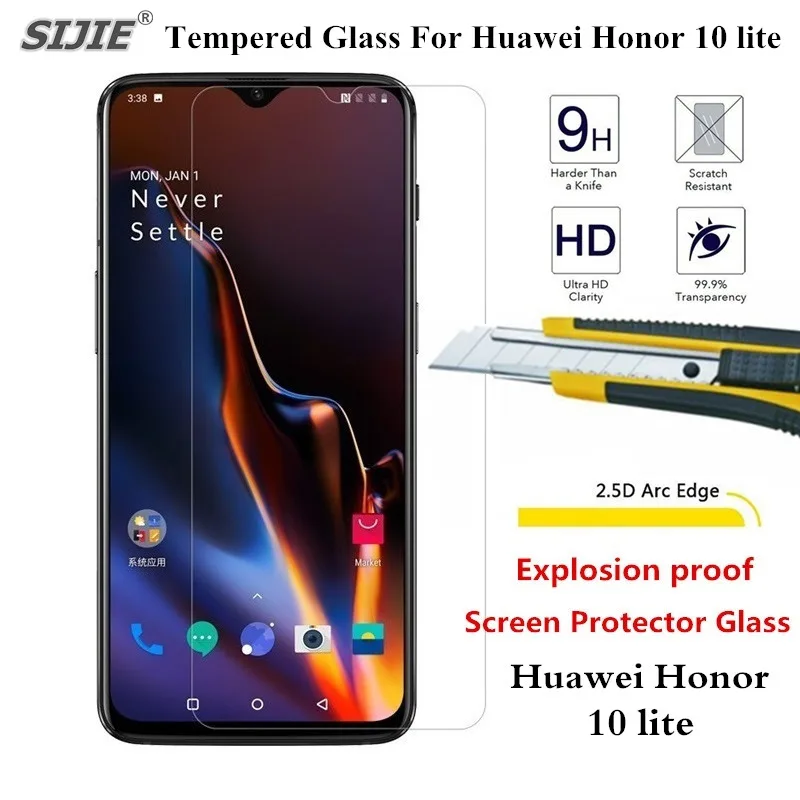 9H Tempered Glass for Huawei Honor 10 lite Ultrathin Film compact For smart phone honor10 Screen Protective case | Мобильные