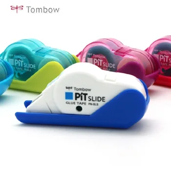 TOMBOW PIT SLIDE Glue Tape Double Sided Tape 5 Colors Office Adhesive Tape Japanese Stationery Scrapbooking Tools
TOMBOW PIT SLIDE Glue Tape Double Sided Tape 5 Colors Office Adhesive Tape Japanese Stationery Scrapbooking Tools