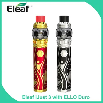 Original Eleaf iJust 3 Kit WR Version with ELLO Duro Atomizer 7.5ml capacity 80W HW-M 0.15ohm/HW-N 0.2ohm Starter Kits E-Cig
Original Eleaf iJust 3 Kit WR Version with ELLO Duro Atomizer 7.5ml capacity 80W HW-M 0.15ohm/HW-N 0.2ohm Starter Kits E-Cig