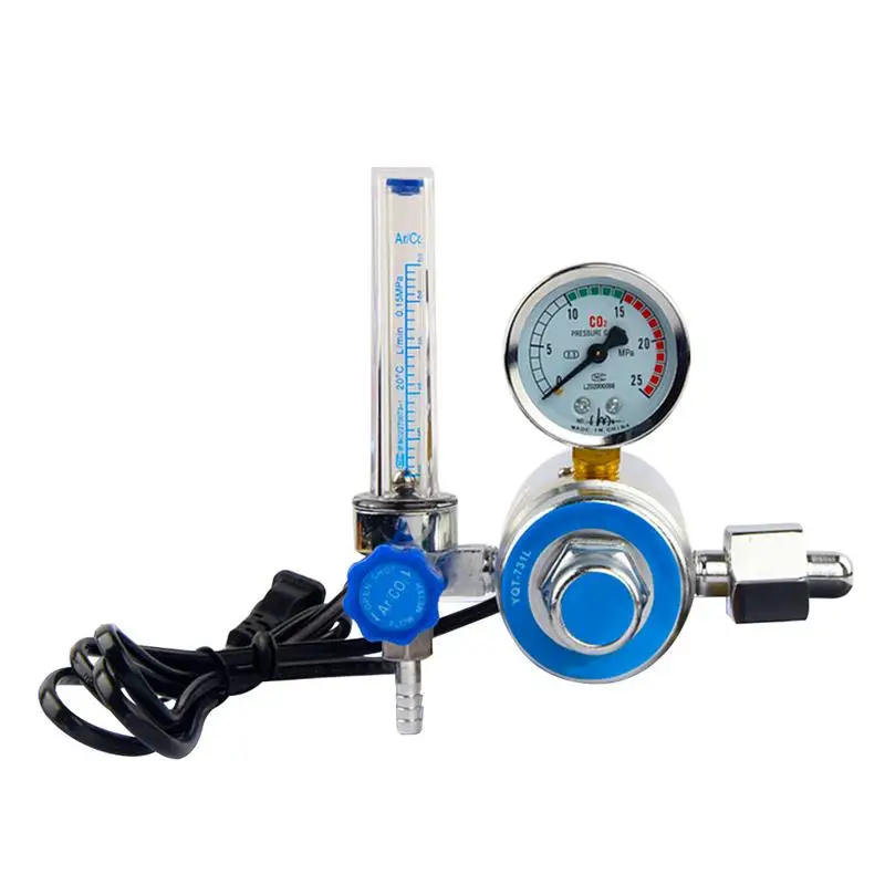 CO2 Heated Regulator DC 36V AC 220V Carbon Dioxide Gas Welding Heating Meter / 36V Regulator
CO2 Heated Regulator DC 36V AC 220V Carbon Dioxide Gas Welding Heating Meter / 36V Regulator