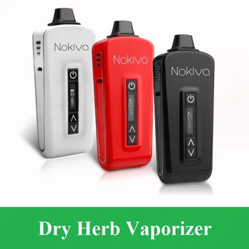 

Herbva Nokiva Dry Herb Vaporizer 2200mAh Battery Pure Vapor Ceramic Chamber Herbal Vaporizer Electronic Cigarette Vaper Kit