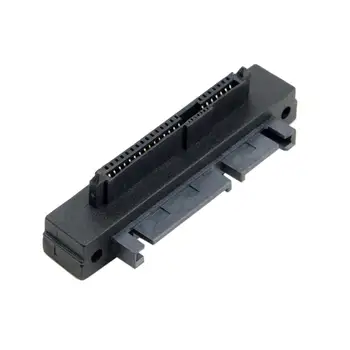Right Angled 90 Degree SFF-8482 SAS 22 Pin to 7 Pin + 15 Pin SATA Hard Disk Drive Raid Adapter
Right Angled 90 Degree SFF-8482 SAS 22 Pin to 7 Pin + 15 Pin SATA Hard Disk Drive Raid Adapter