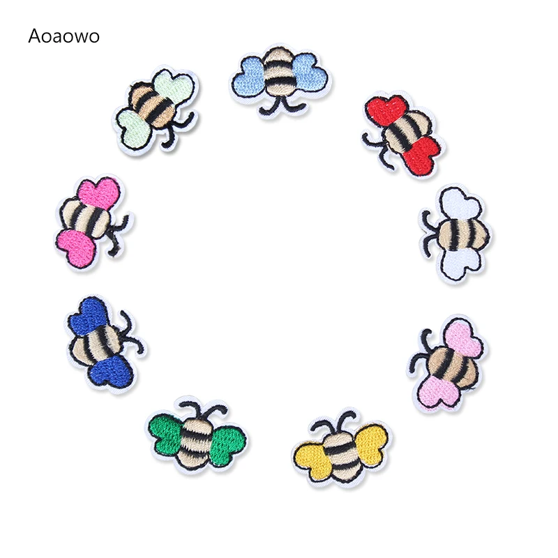 Aoaowo Sew On Applique Cartoon bee Patch Cheap Embroidery Iron On fabric Patches For Kids Clothes Jacket Hat Badges
Aoaowo Sew On Applique Cartoon bee Patch Cheap Embroidery Iron On fabric Patches For Kids Clothes Jacket Hat Badges