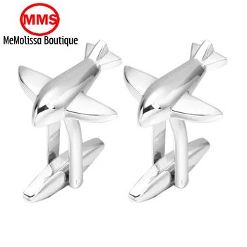 MeMolissa Promotion!! Plane Cufflinks silver color fashion silver airplane design copper material
MeMolissa Promotion!! Plane Cufflinks silver color fashion silver airplane design copper material