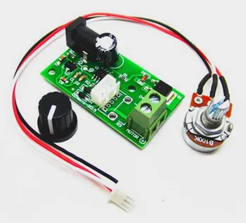 Free Shipping!!! Miniature PWM DC Motor Speed Controller / 6V12V24V Universal / 3A Small Speed Control Board with Potentiometer
Free Shipping!!! Miniature PWM DC Motor Speed Controller / 6V12V24V Universal / 3A Small Speed Control Board with Potentiometer