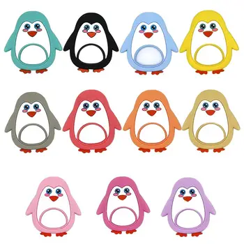 Penguin Silicone Clip Baby Teether Cookies Silicone Pendants Teeth Gums Stick Teether Toys for Baby Accessories
Penguin Silicone Clip Baby Teether Cookies Silicone Pendants Teeth Gums Stick Teether Toys for Baby Accessories