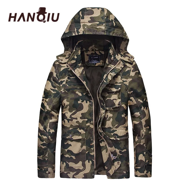 Куртка мужская камуфляжная с капюшоном х/б|jaqueta masculino|camouflage military jacketmilitary jackets fashion